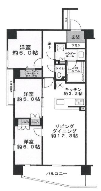 間取図です。