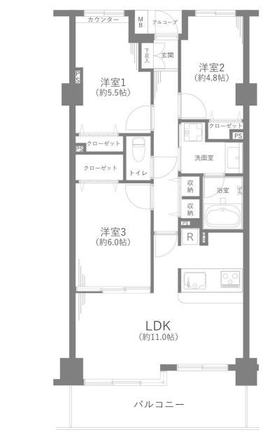 間取りです。