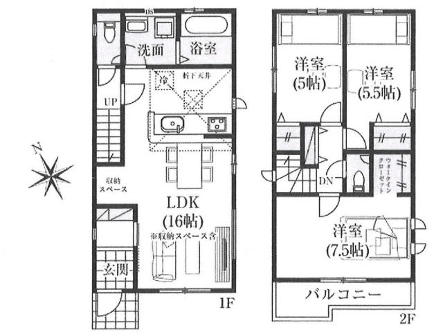 間取り図です。
