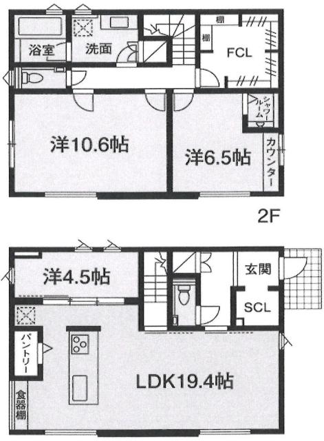 間取図です。