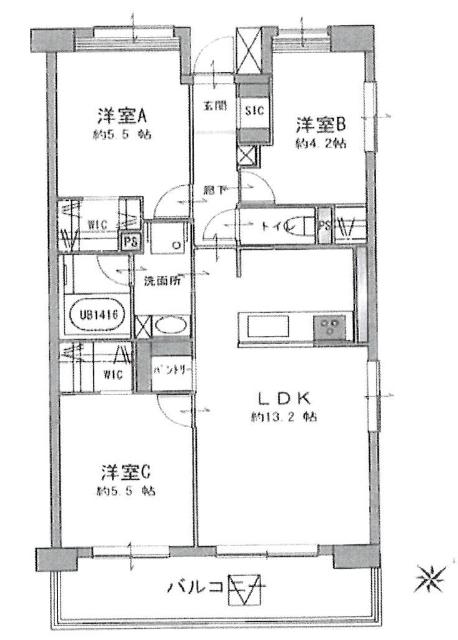 間取り図です。