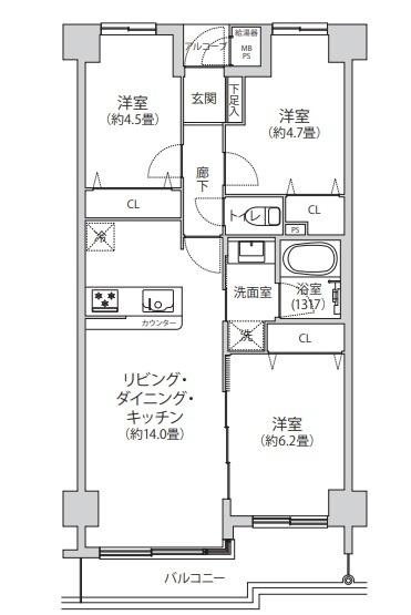 間取りです。