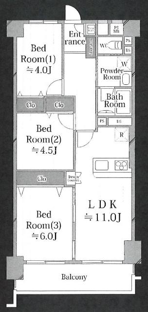 間取図です。