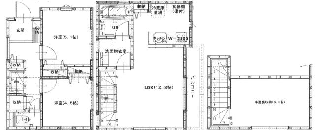 間取図です。