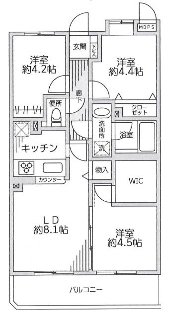 間取図です。