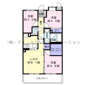 ライオンズマンション松戸牧の原 間取り図画像