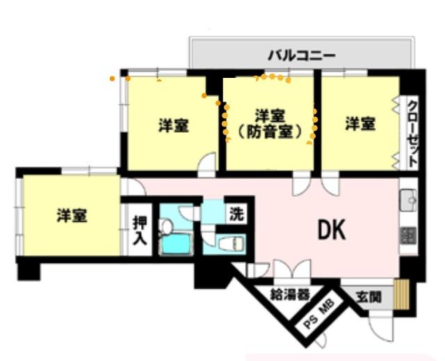 間取り図です。