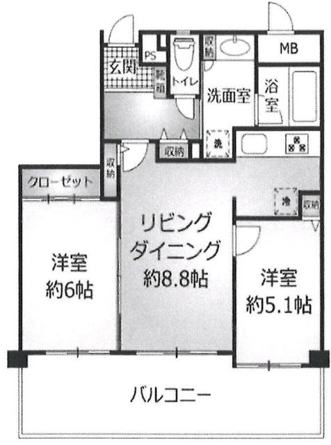 間取図です。