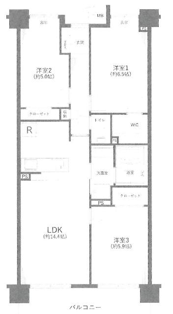 間取図です。