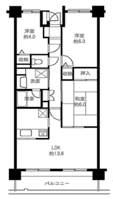 間取り図です。