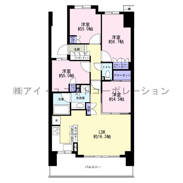 グランソシア船橋芽吹の杜 間取り図画像