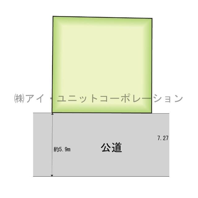 葛飾区東金町7丁目 土地 区画図