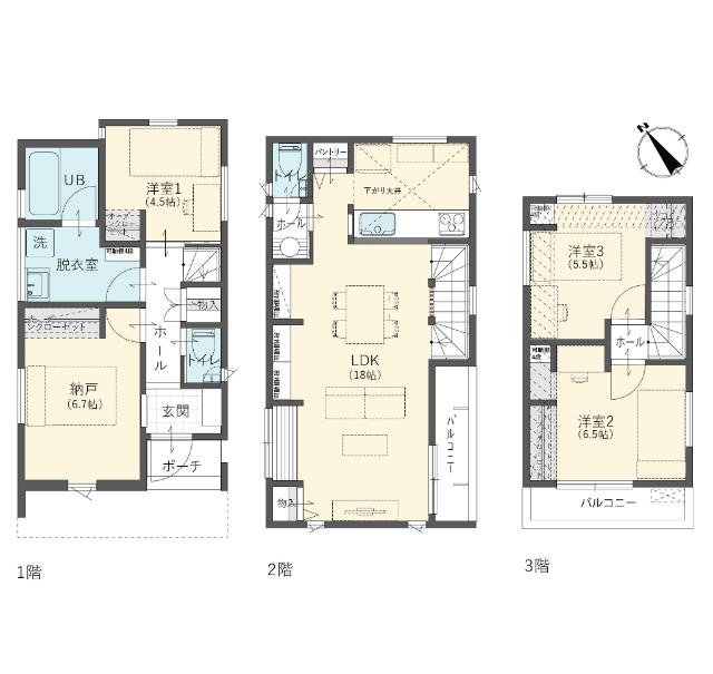 建物面積91.52平米