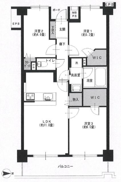 間取り図です。