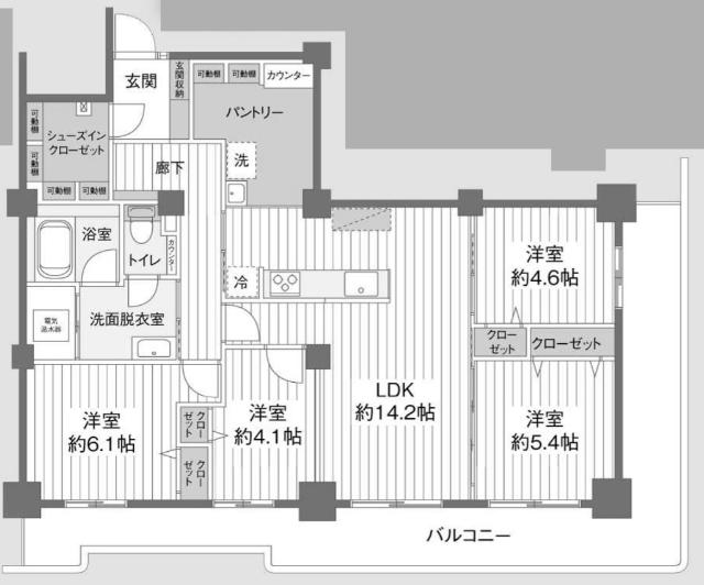 間取り図です。