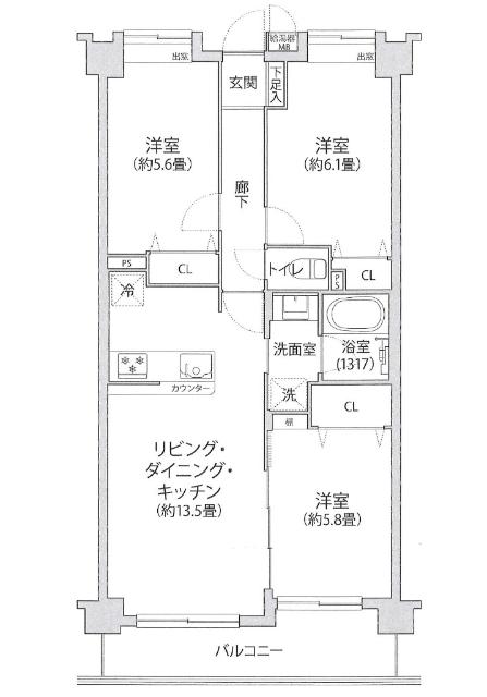 間取図です。