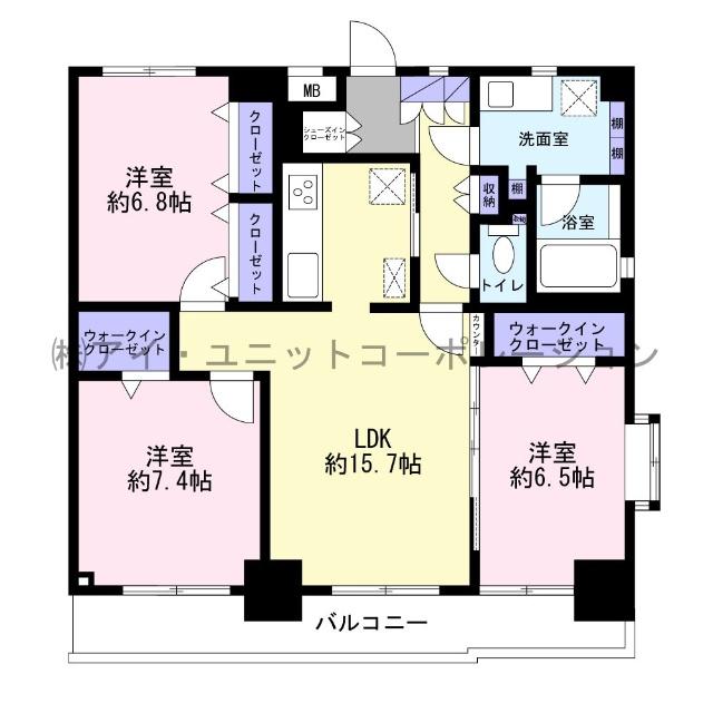グランドヴィラ津田沼 間取り図画像