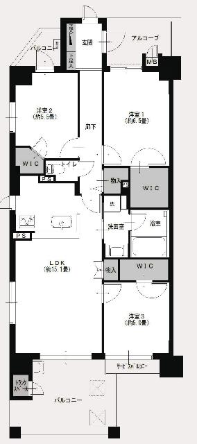 間取り図です。