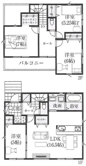 間取図です。