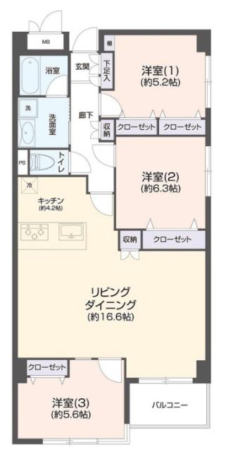 間取りです。