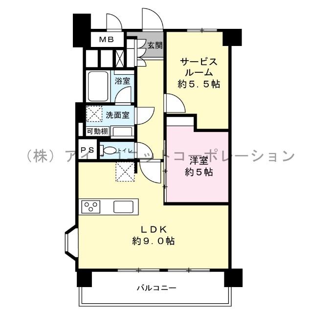 間取図です。