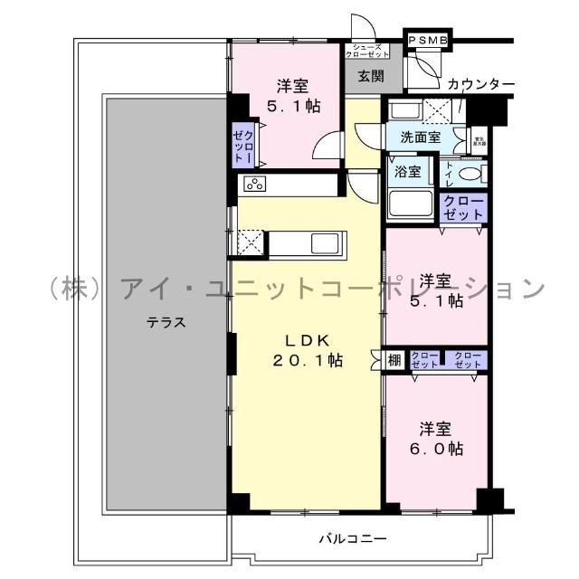 間取図です。