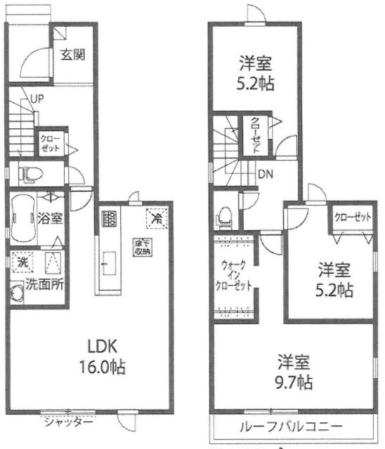 間取図です。