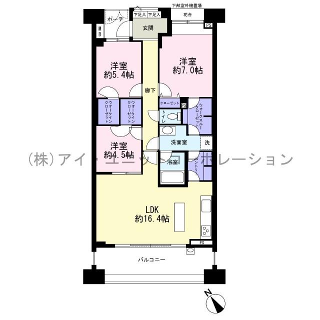 間取り図です。