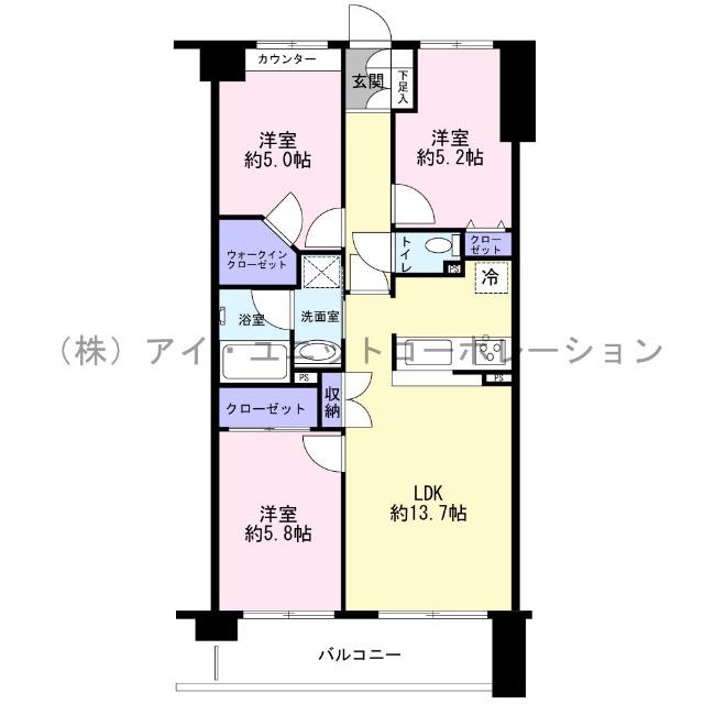 間取図です。