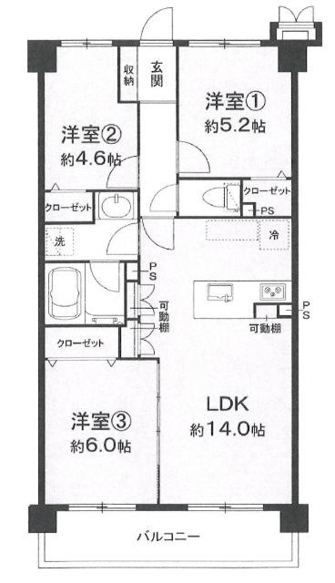 間取図です。
