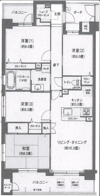 間取り図です。