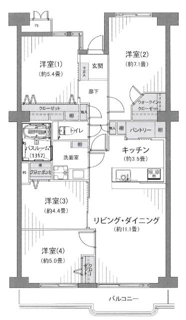 間取図です。