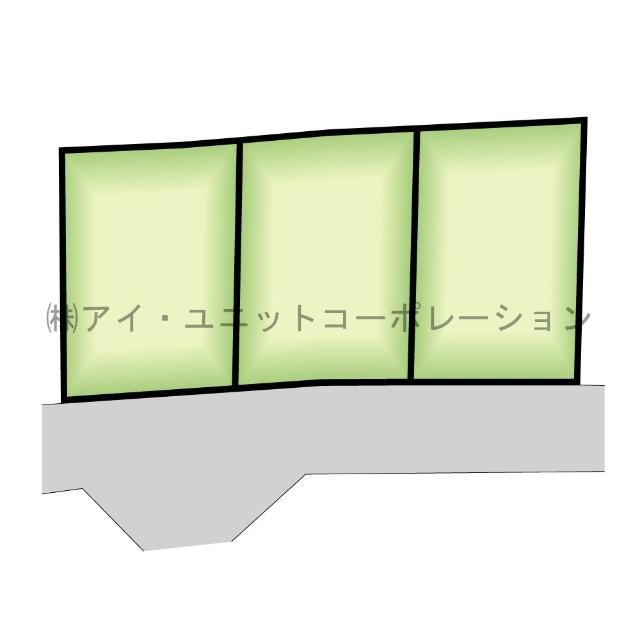 松戸市三矢小台3丁目　土地 区画図