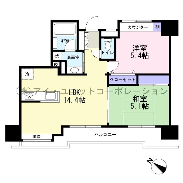 ゼファー一之江 間取り図画像