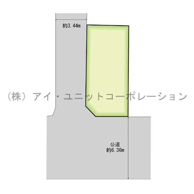 江戸川区松江1丁目　土地 区画図