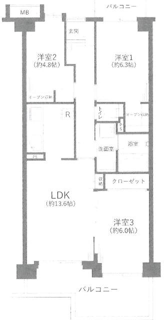 間取図です。