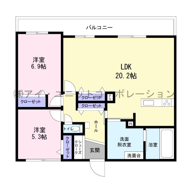 ダイアパレスパレッティア 間取り図画像