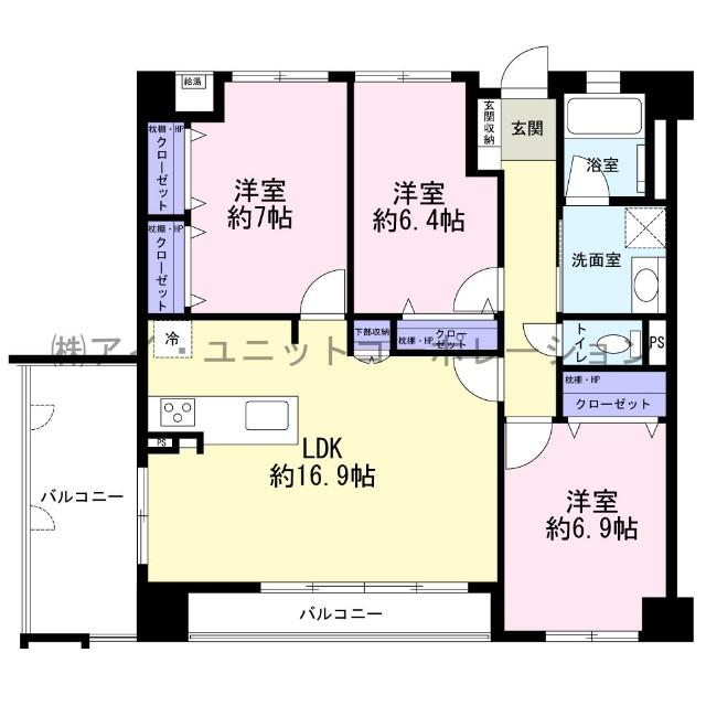 アーバンパレス一之江 間取り図画像