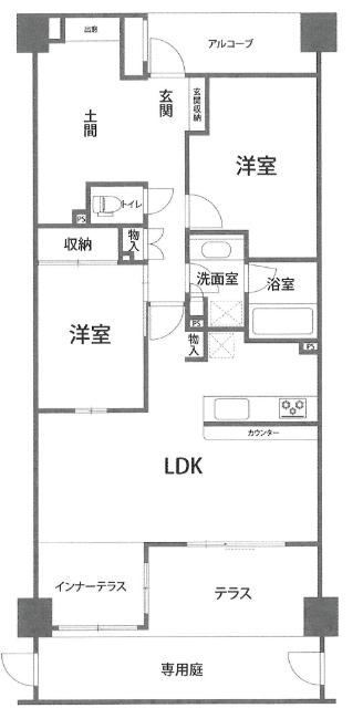 間取図です。