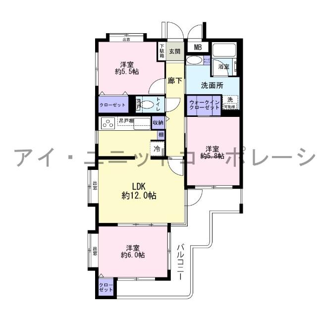 ハイシティ馬橋 間取り図画像