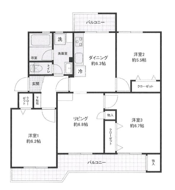 間取りです。