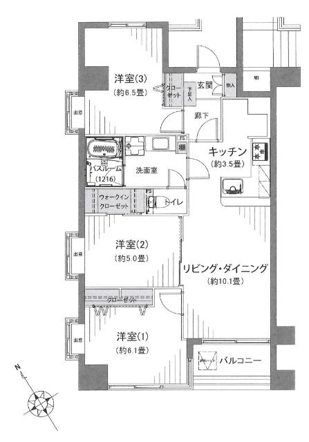 間取り図です。