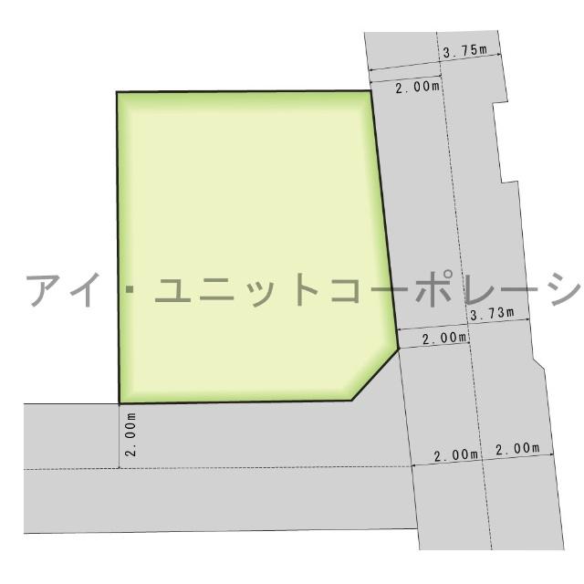 江戸川区本一色1丁目　土地 区画図