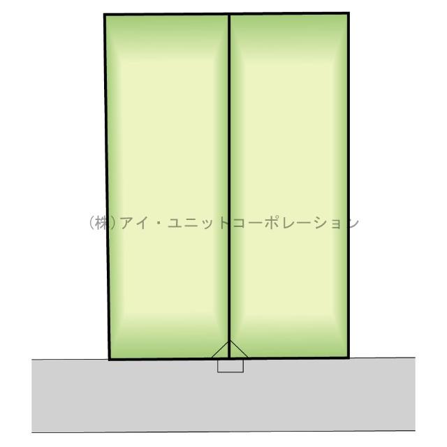 松戸市上本郷　土地 区画図