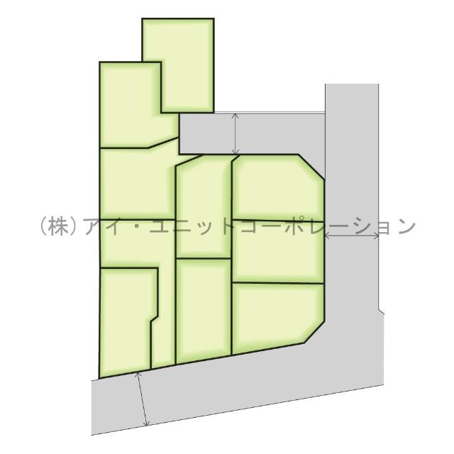 江戸川区中葛西１丁目　土地 区画図