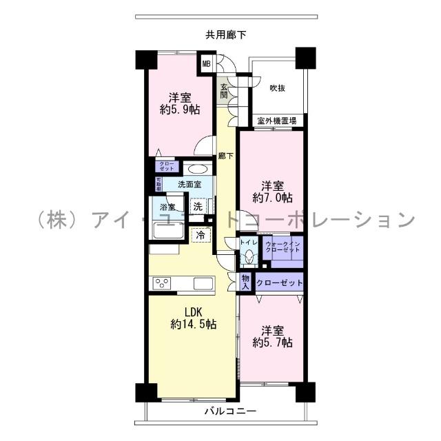 グランヒルズ行徳イースト 間取り図画像