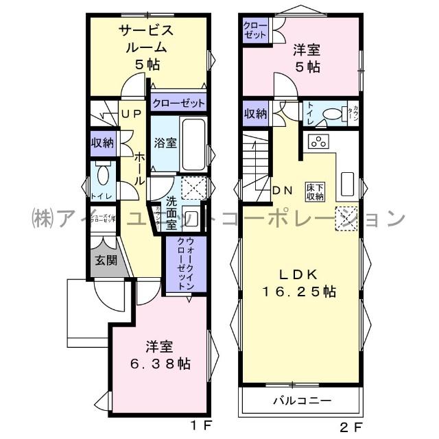 浦安市堀江6丁目 新築戸建 間取り図画像