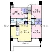 レクセルプラッツア原木中山 間取り図画像