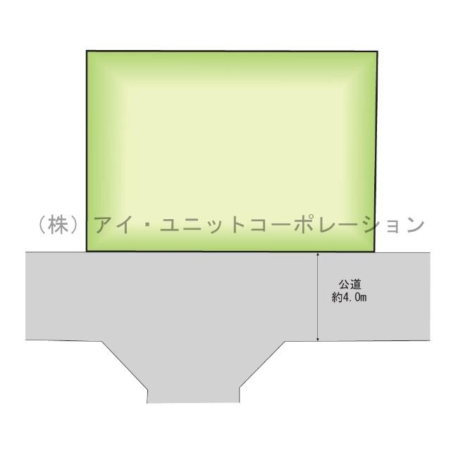松戸市上矢切　土地 区画図