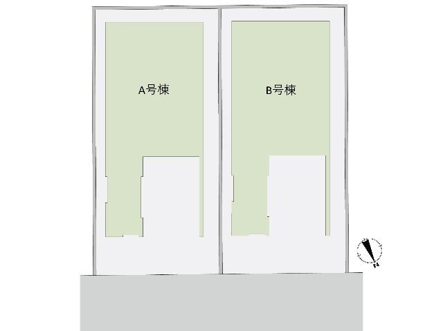 天空の家　船橋市北本町2丁目　建築条件付き売地 区画図